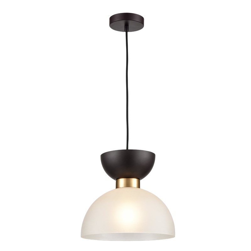 ELK SIGNATURE D4672 Softshot 12'' Wide 1-Light Pendant - Black