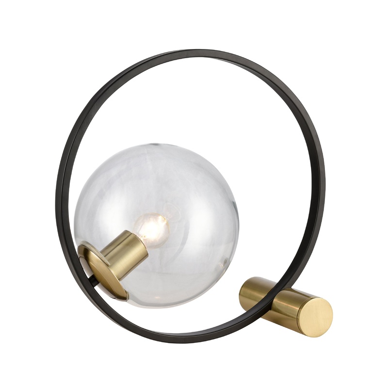 ELK SIGNATURE D4703 Ayla 14'' High 1-Light Table Lamp - Honey Brass