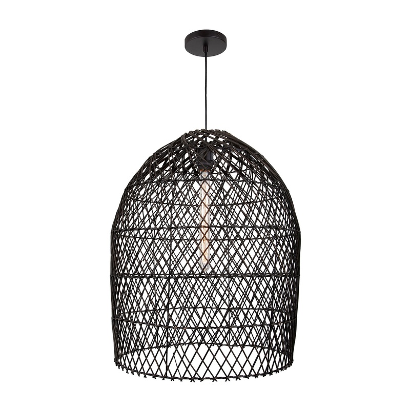 ELK SIGNATURE H0118-8601 Tabuk 19'' Wide 1-Light Pendant - Black