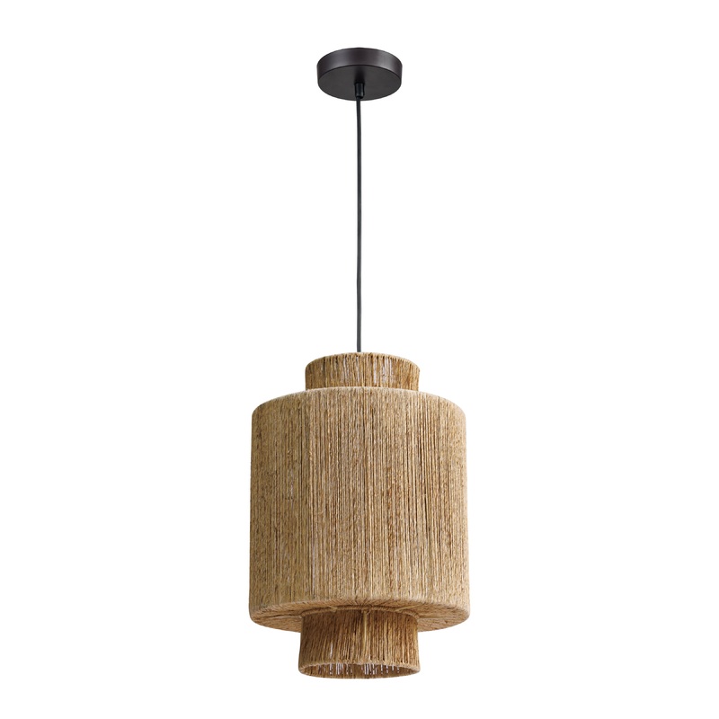 ELK SIGNATURE D4638 Corsair 12'' Wide 1-Light Mini Pendant - Natural