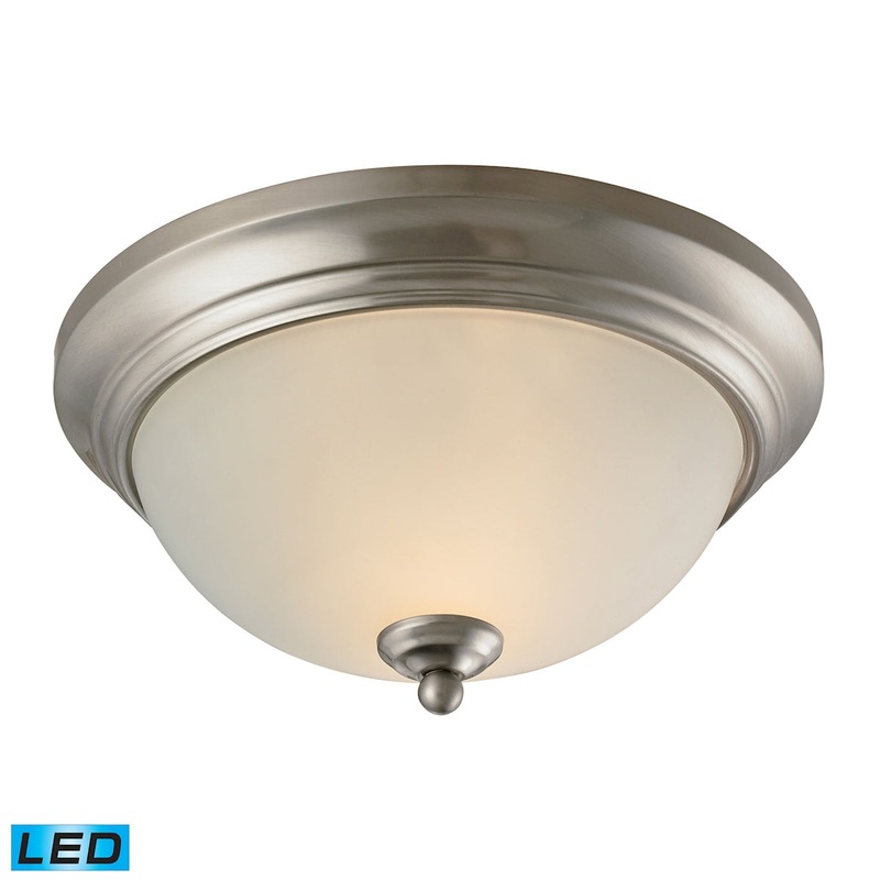 THOMAS 7002FM/20-LED Huntington 11'' Wide 2-Light Flush Mount - Brushed Nickel