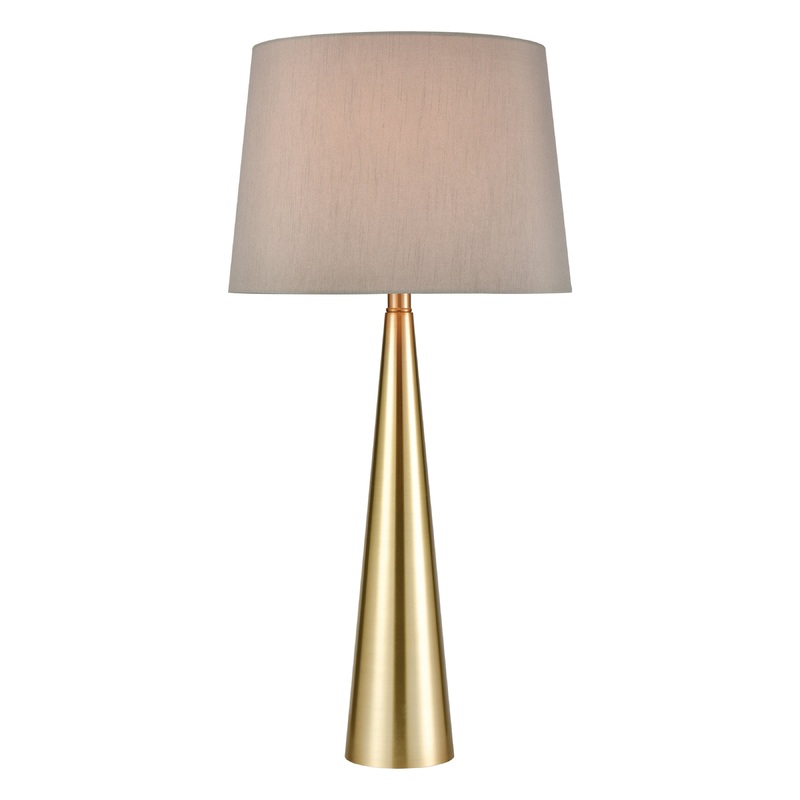 ELK STUDIO 77150 Bella 30'' High 1-Light Table Lamp - Soft Aged Brass