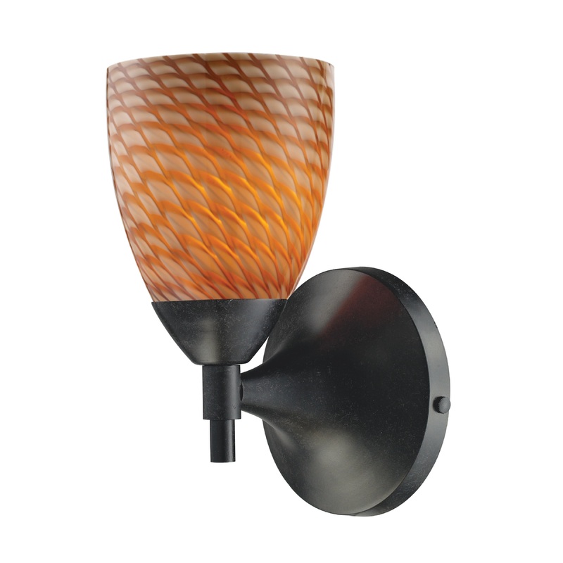 ELK SHOWROOM 10150/1DR-C Celina 9'' High 1-Light Sconce - Dark Rust