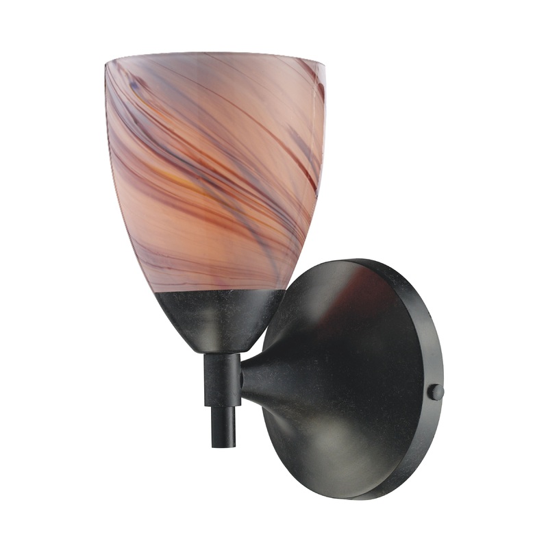 ELK SHOWROOM 10150/1DR-CR Celina 9'' High 1-Light Sconce - Dark Rust