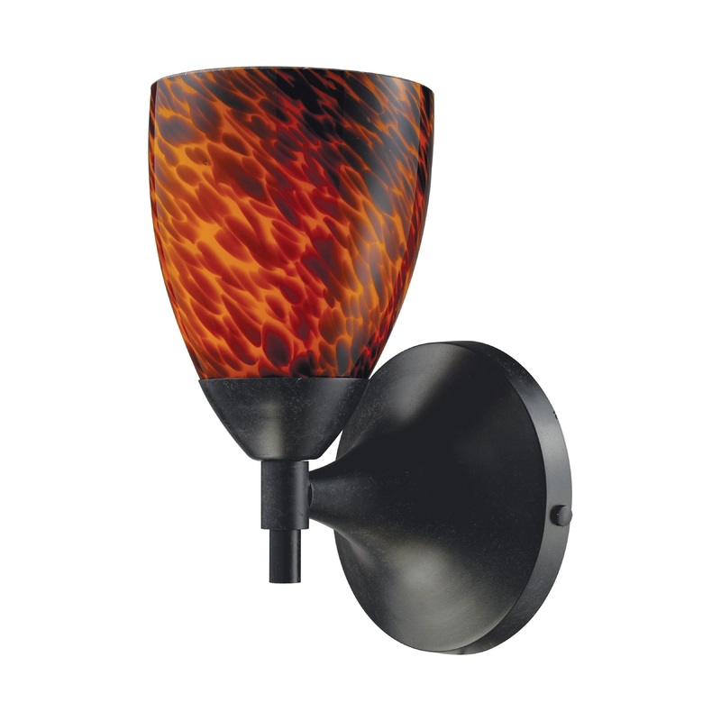 ELK SHOWROOM 10150/1DR-ES Celina 9'' High 1-Light Sconce - Dark Rust