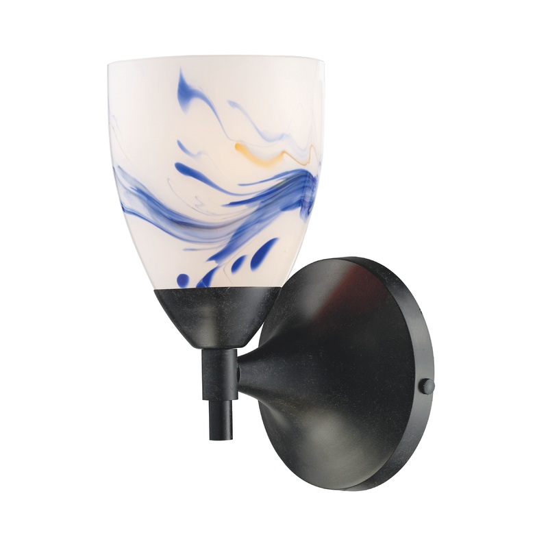 ELK SHOWROOM 10150/1DR-MT Celina 9'' High 1-Light Sconce - Dark Rust