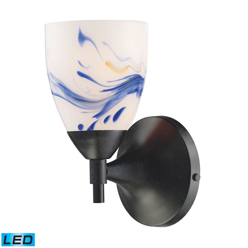 ELK SHOWROOM 10150/1DR-MT-LED Celina 9'' High 1-Light Sconce - Dark Rust