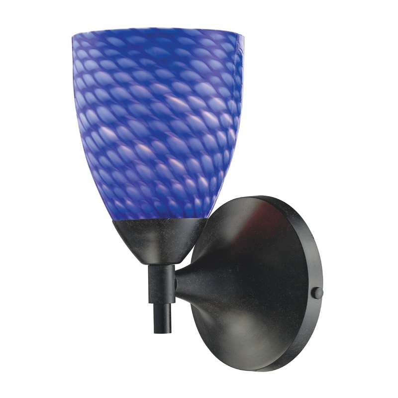 ELK SHOWROOM 10150/1DR-S Celina 9'' High 1-Light Sconce - Dark Rust