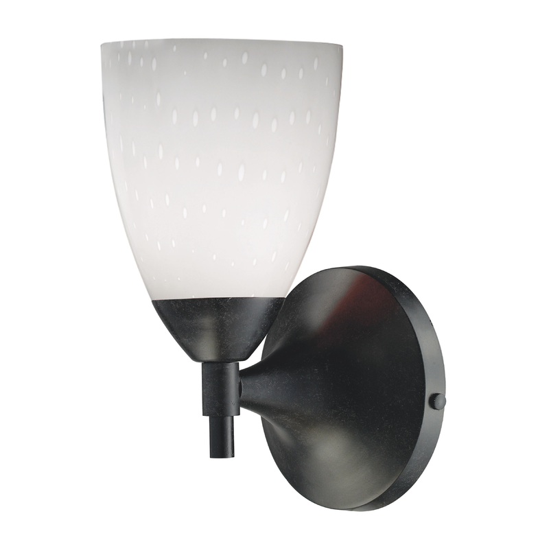 ELK SHOWROOM 10150/1DR-WH Celina 9'' High 1-Light Sconce - Dark Rust