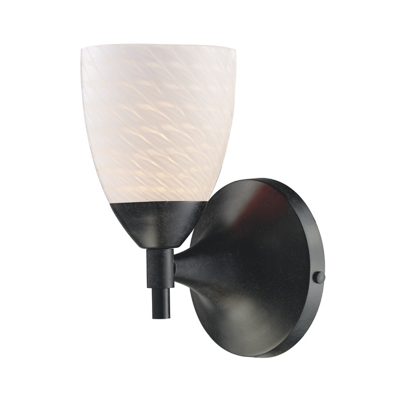 ELK SHOWROOM 10150/1DR-WS Celina 9'' High 1-Light Sconce - Dark Rust