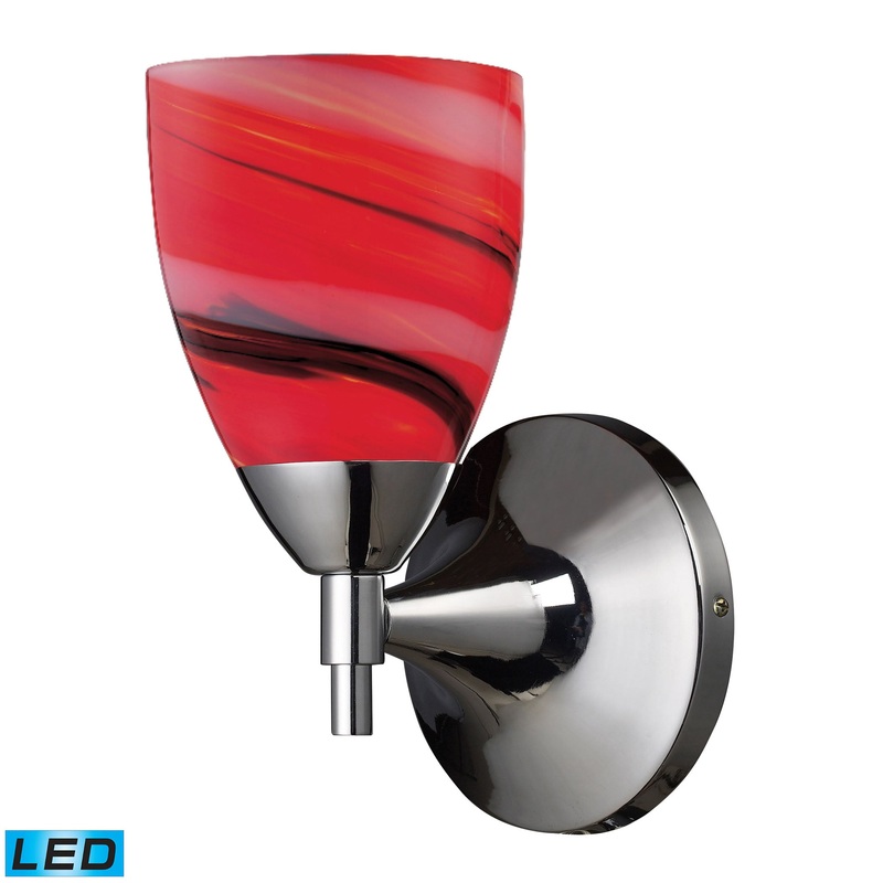 ELK SHOWROOM 10150/1PC-CY-LED Celina 9'' High 1-Light Sconce - Polished Chrome