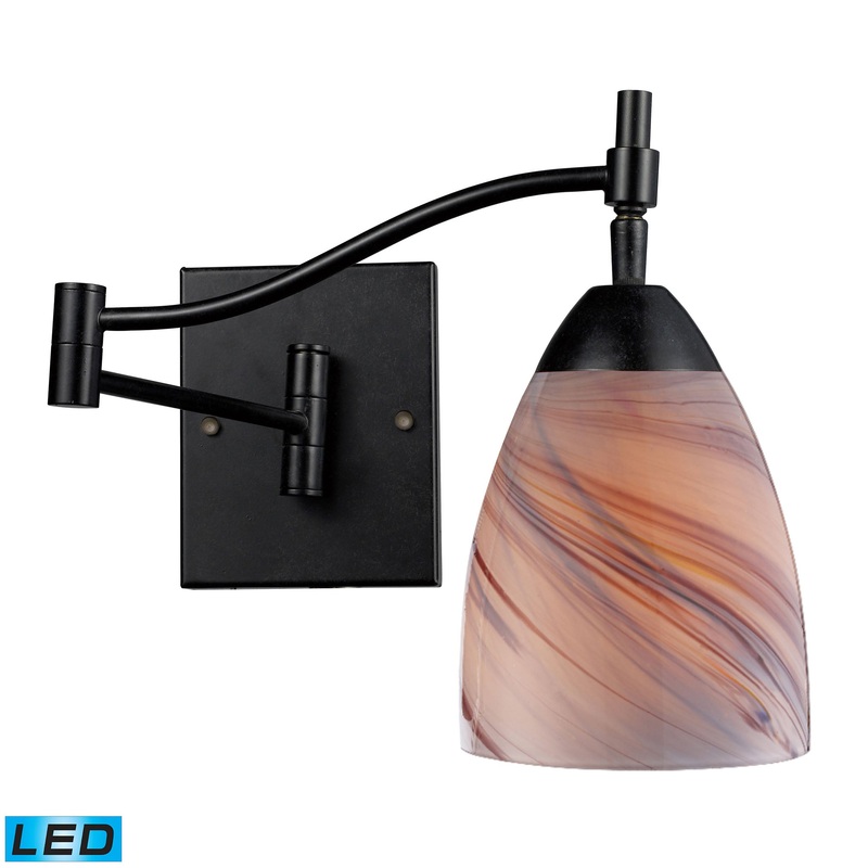 ELK SHOWROOM 10151/1DR-CR-LED Celina 14'' High 1-Light Sconce - Dark Rust