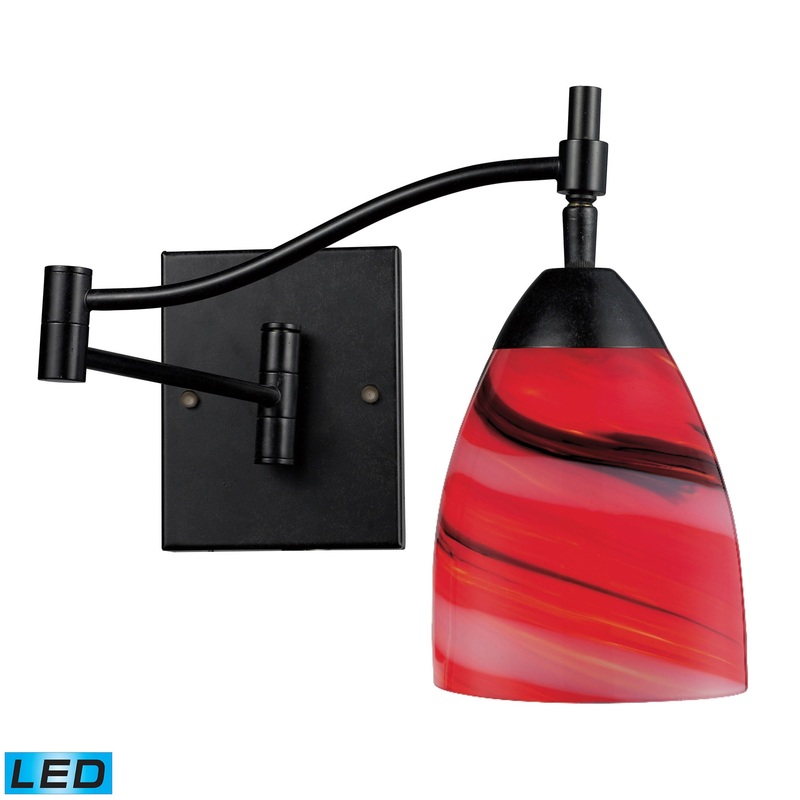 ELK SHOWROOM 10151/1DR-CY-LED Celina 14'' High 1-Light Sconce - Dark Rust