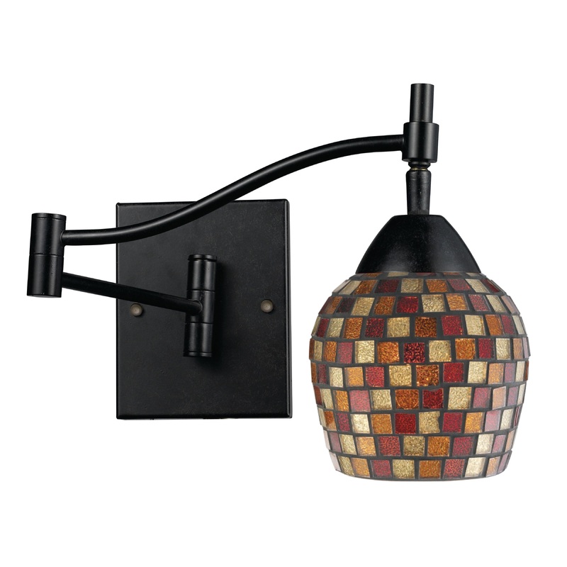ELK SHOWROOM 10151/1DR-MLT Celina 14'' High 1-Light Sconce - Dark Rust