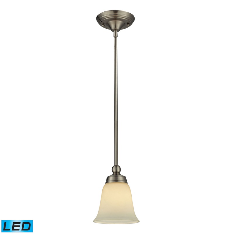 ELK SHOWROOM 11501/1-LED Sullivan 1 Light Pendant In Brushed Nickel - LED Offering Up To 800 Lumens (60 Watt Equivalent) With