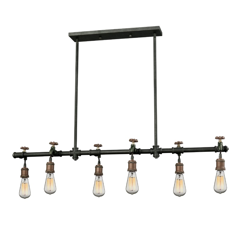 ELK SHOWROOM 14289/6 Jonas 48'' Wide 6-Light Chandelier - Multicolor