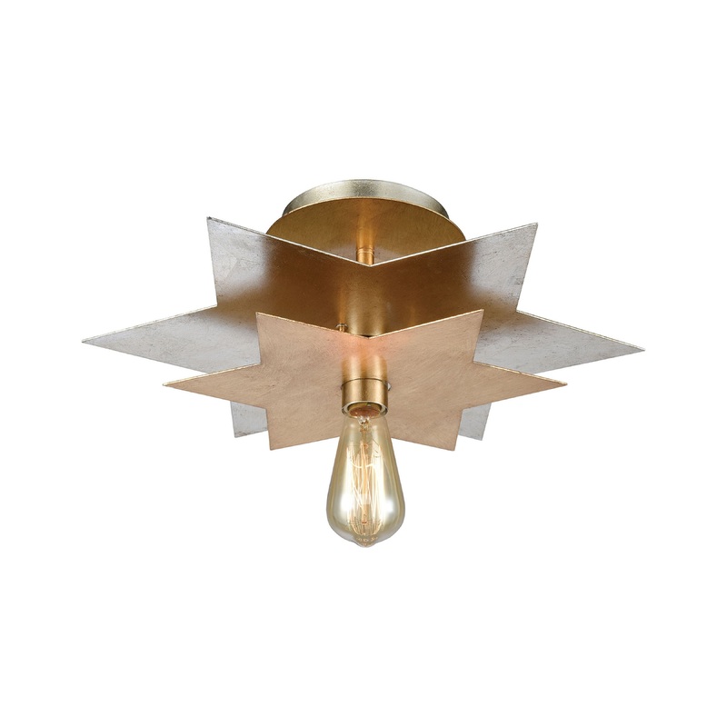 ELK SIGNATURE 1141-106 Stacked Stars Flush Mount Ceiling Lamp