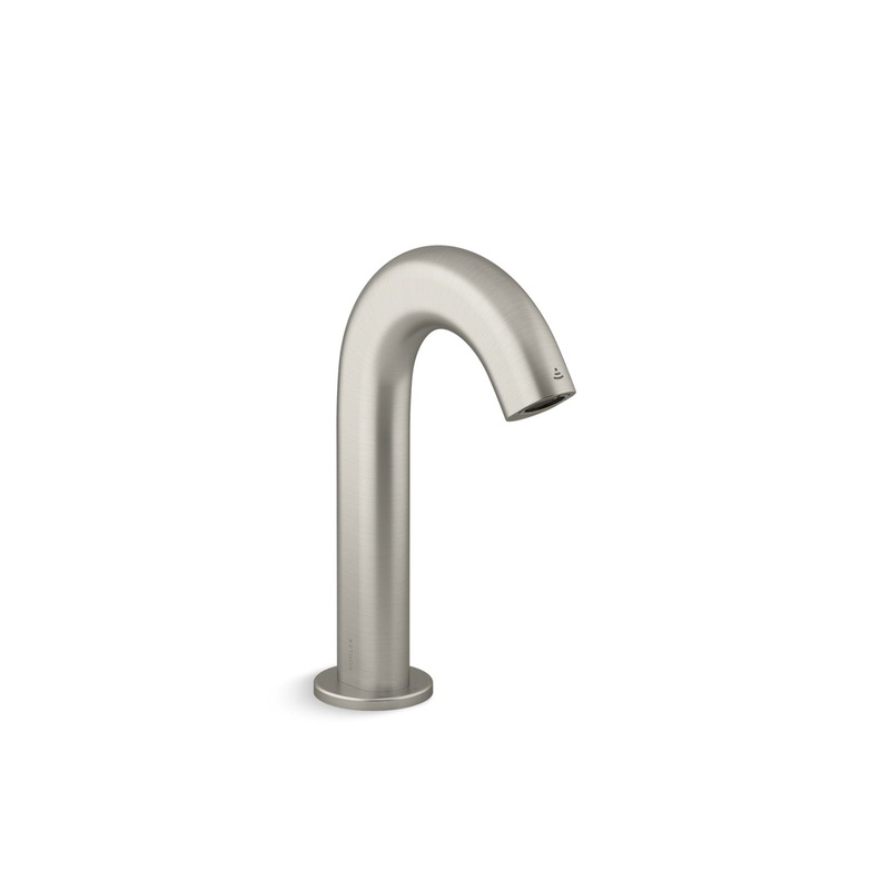 KOHLER K-103B76-SANA-BN Oblo Touchless Bathroom Sink Faucet With Kinesis Sensor Technology, Ac-Powered In Vibrant Brushed Nickel