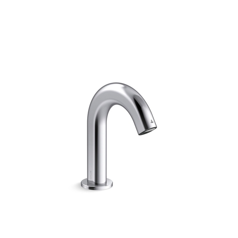 KOHLER K-103BB76-SBNA-CP Oblo Touchless Single-Hole Lavatory Faucet With Kinesis Sensor Technology, Ac-Powered, Less Drain, 0.5 Gpm In Polished Chrome