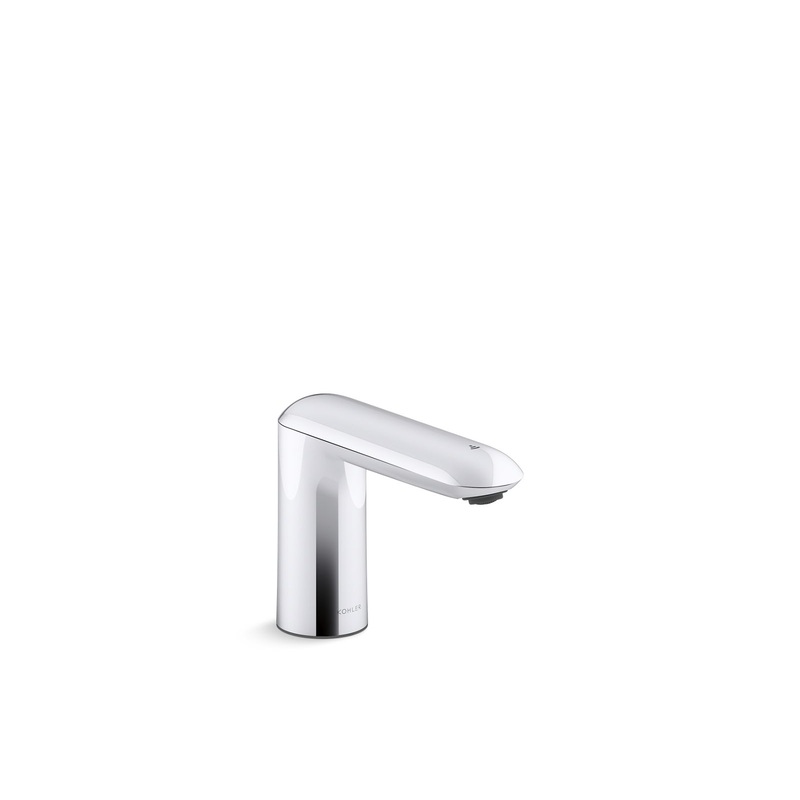 KOHLER K-103K36-SATA-CP Kumin Touchless Single-Hole Lavatory Faucet With Kinesis Sensor Technology, Ac-Powered, 0.35 Gpm In Polished Chrome