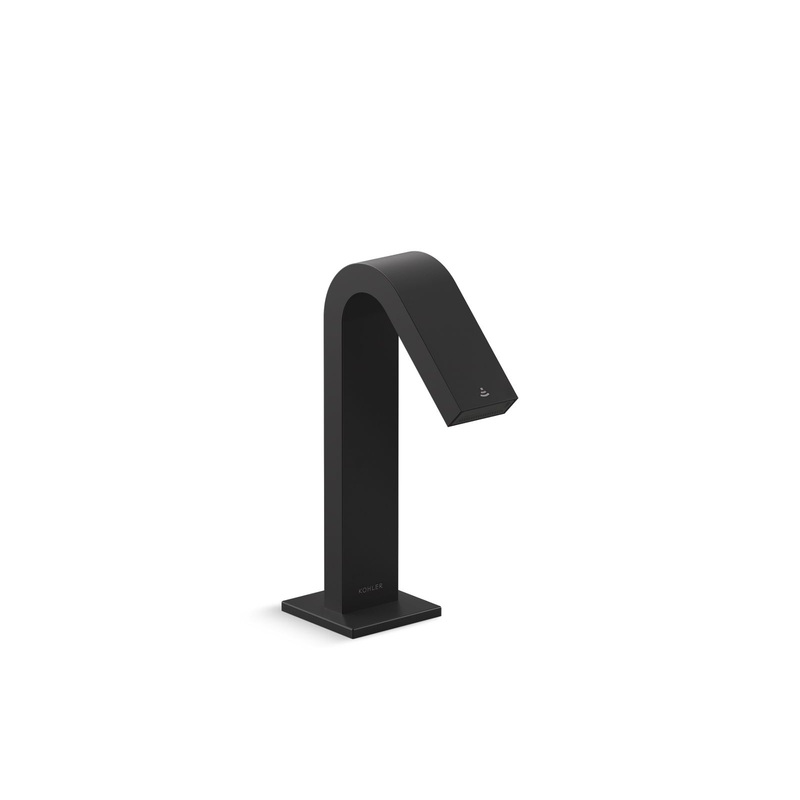 KOHLER K-103L76-SANL-BL Loure Touchless Faucet With Kinesis Sensor Technology, Ac-Powered In Matte Black