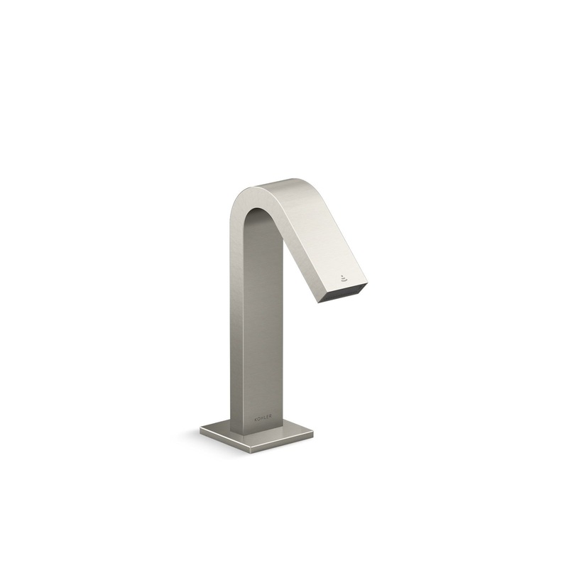 KOHLER K-103L76-SANL-BN Loure Touchless Faucet With Kinesis Sensor Technology, Ac-Powered In Vibrant Brushed Nickel