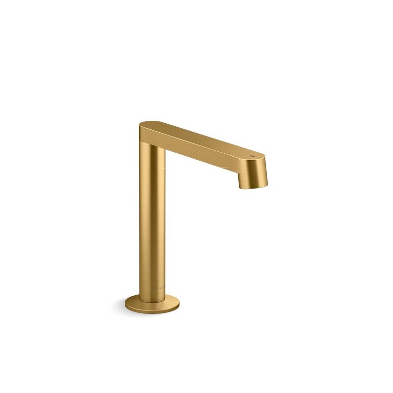 KOHLER K-103M36-SANA-2MB Components Touchless Single-Hole Lavatory Faucet With Kinesis Sensor Technology, Ac-Powered, 0.5 Gpm In Vibrant Brushed Moderne Brass