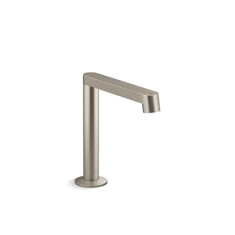 KOHLER K-103M36-SANA-BN Components Touchless Single-Hole Lavatory Faucet With Kinesis Sensor Technology, Ac-Powered, 0.5 Gpm In Vibrant Brushed Nickel