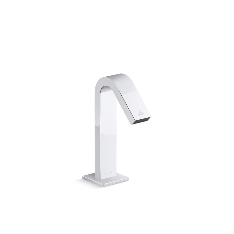 KOHLER K-106L76-SANL-CP Loure Touchless Faucet With Kinesis Sensor Technology, Hybrid-Powered In Polished Chrome