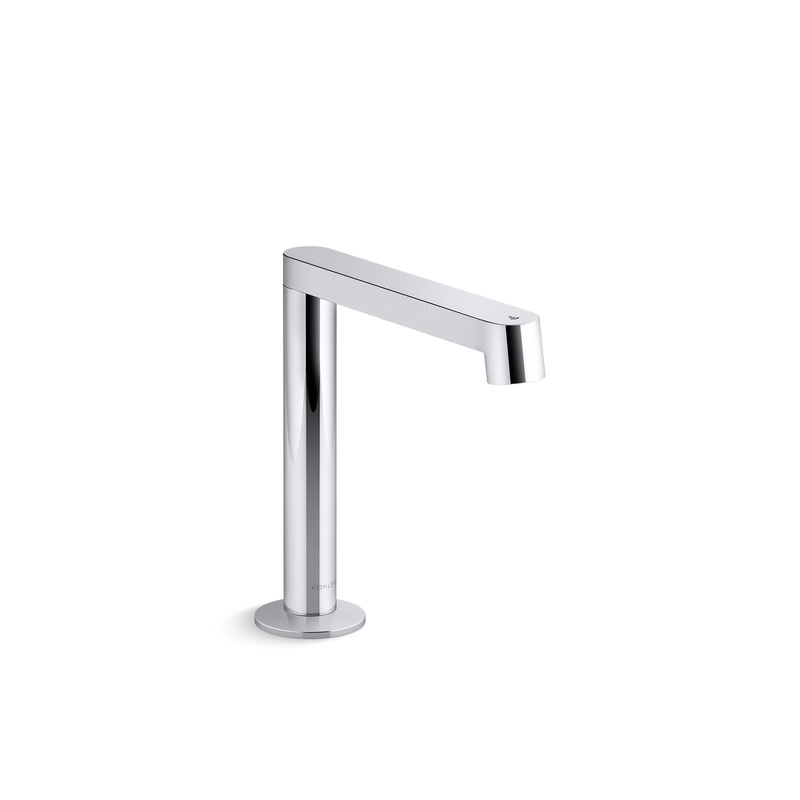 KOHLER K-106M37-SANA-CP Components Touchless Single-Hole Lavatory Faucet With Kinesis Sensor Technology And Temperature Mixer, Hes-Powered, 0.5 Gpm In Polished Chrome