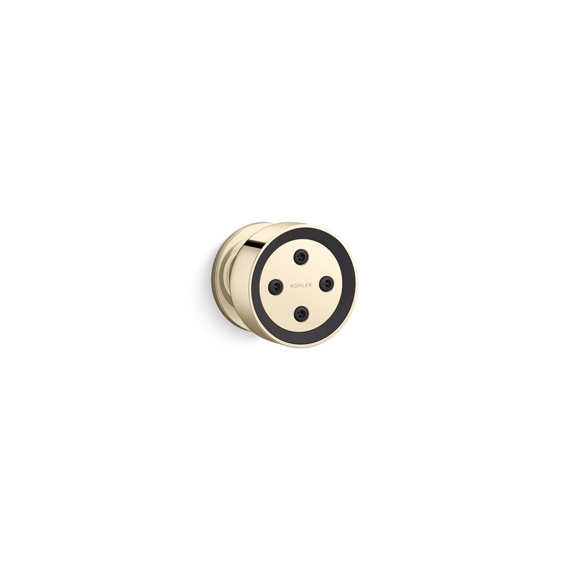KOHLER K-26299-AF Statement Round Single-Function Body Spray, 2.5 Gpm In Vibrant French Gold