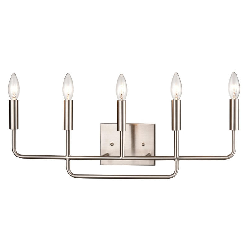 THOMAS CN330512 Park Slope 25'' Wide 5-Light Vanity Light - Brushed Nickel