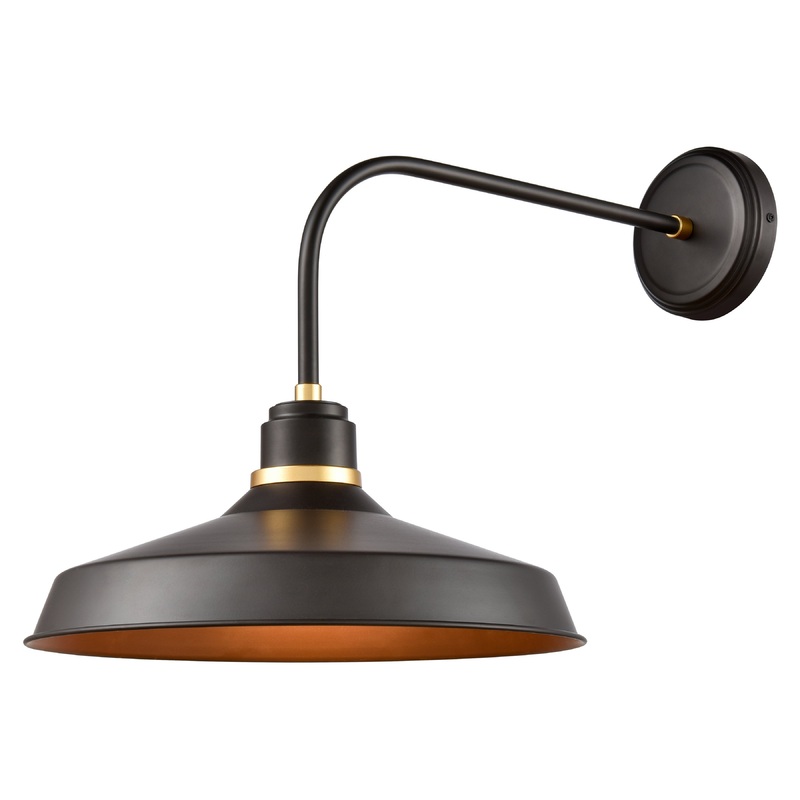 THOMAS EN121201 Belmont 18'' High 1-Light Outdoor Sconce - Oil Rubbed Bronze