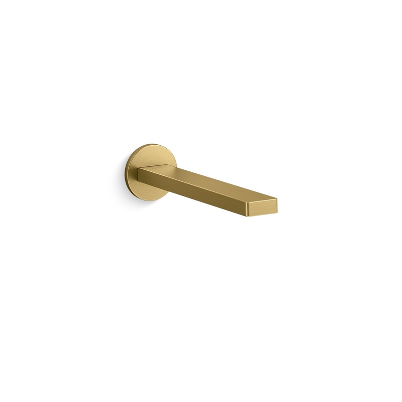 KOHLER K-123C36-SANA-2MB Composed Wall-Mount Touchless Bathroom Sink Faucet With Kinesis Sensor Technology, Ac-Powered In Vibrant Brushed Moderne Brass