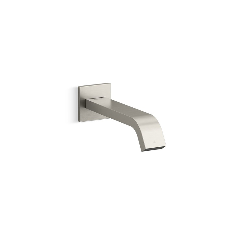 KOHLER K-123L36-SANL-BN Loure Wall-Mount Touchless Faucet With Kinesis Sensor Technology, Ac-Powered In Vibrant Brushed Nickel