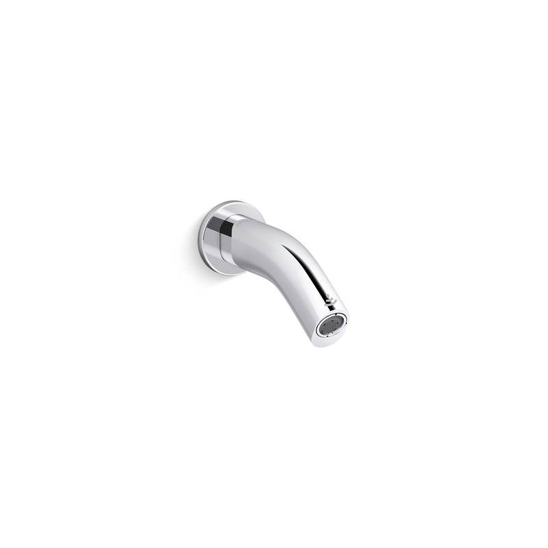 KOHLER K-126B16-SANA-CP Oblo Wall-Mount Touchless Faucet With Kinesis Sensor Technology, Hybrid-Powered In Polished Chrome