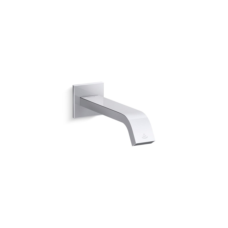 KOHLER K-126L36-SANL-CP Loure Wall-Mount Touchless Faucet With Kinesis Sensor Technology, Hybrid-Powered In Polished Chrome