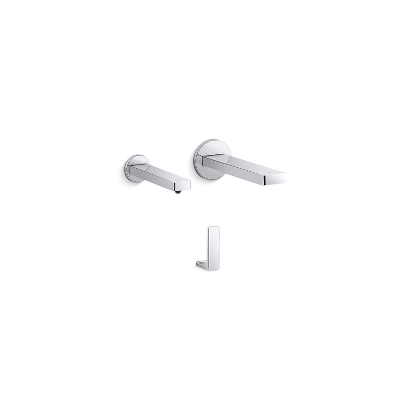 KOHLER K-181024-BC1-CP Composed Touchless Lavatory Faucet And Soap Dispenser With Kinesis Sensor Technology, Ac-Powered, 0.5 Gpm In Polished Chrome