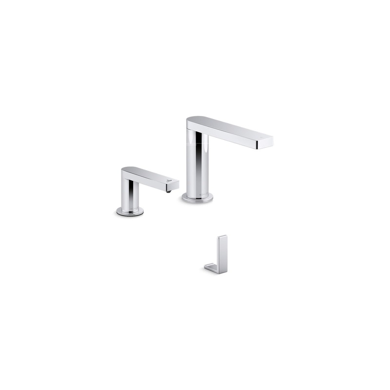 KOHLER K-181029-BC1-CP Composed Touchless Lavatory Faucet And Soap Dispenser With Kinesis Sensor Technology, Ac-Powered, 0.5 Gpm In Polished Chrome