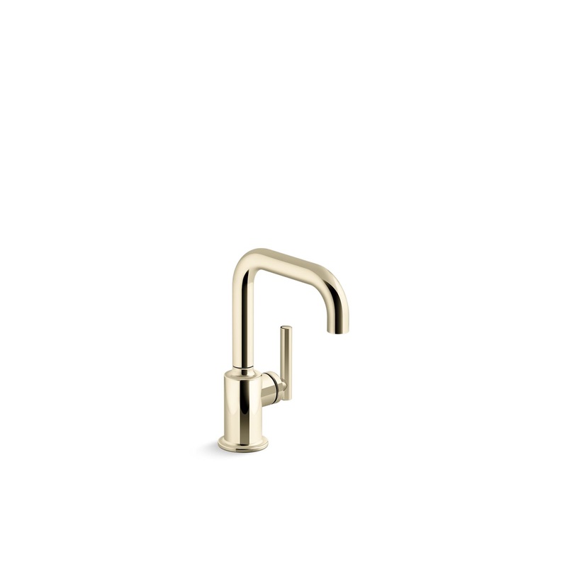 KOHLER K-24077-AF Purist Beverage Faucet In Vibrant French Gold