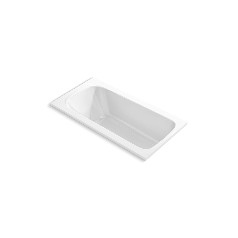 Kohler K-25830-0 Avec 60 In. X 30 In. Drop-In Bath In White