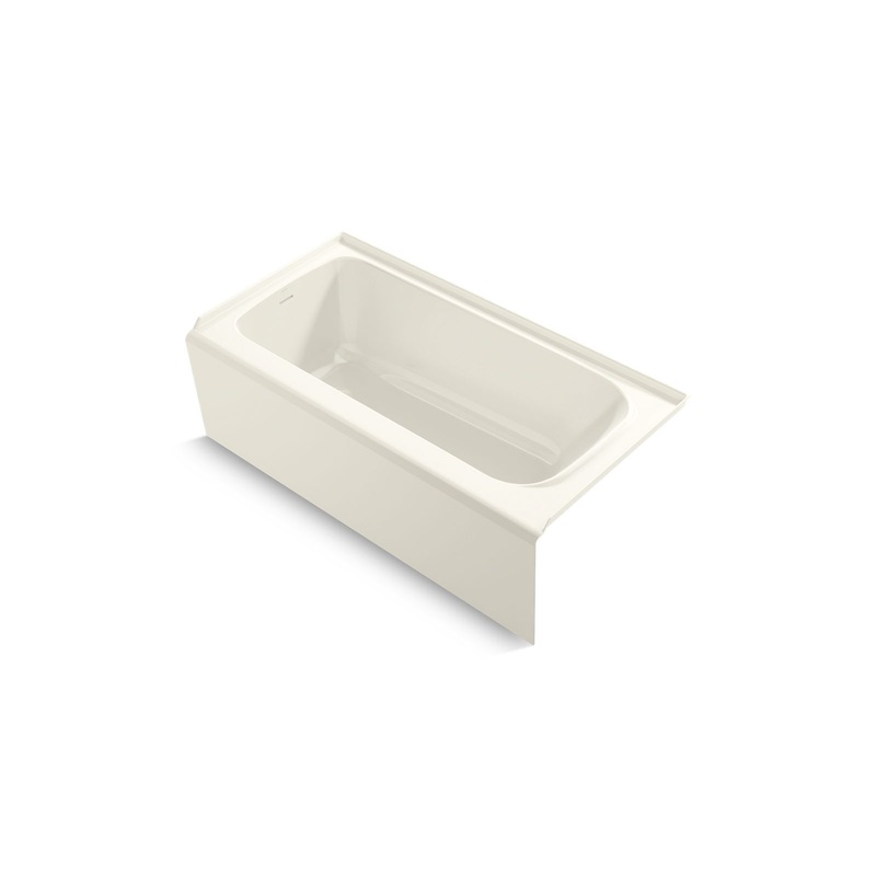 Kohler K-25830-LA-96 Avec 60 In. X 30 In. Alcove Bath, Left Drain In Biscuit