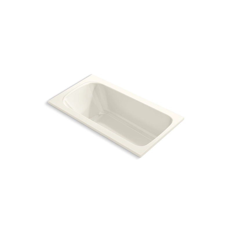 Kohler K-25831-96 Avec 60 In. X 32 In. Drop-In Bath In Biscuit