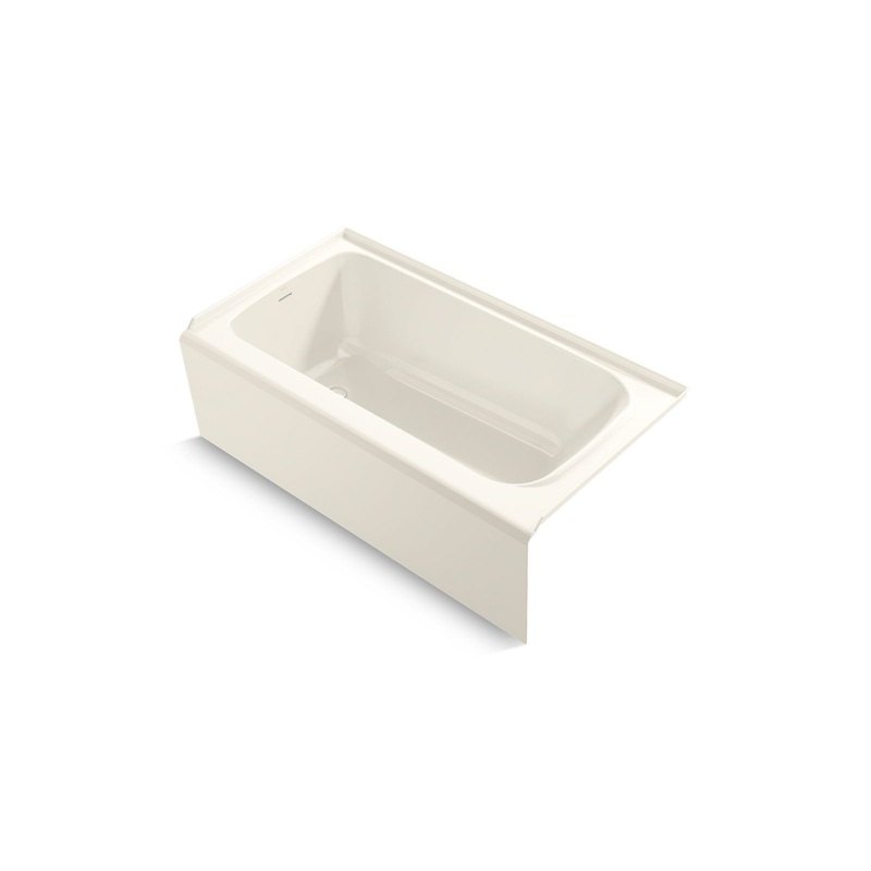 Kohler K-25831-LA-96 Avec 60 In. X 32 In. Alcove Bath, Left Drain In Biscuit