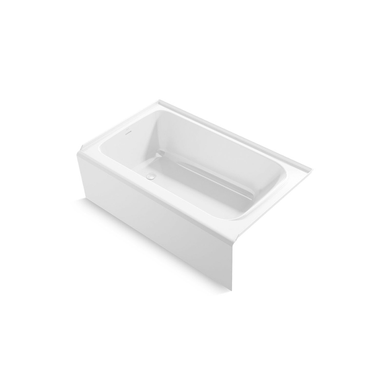 Kohler K-25832-LA-0 Avec 60 In. X 36 In. Alcove Bath, Left Drain In White