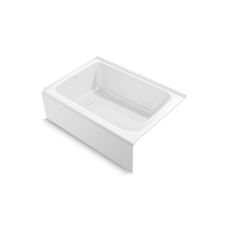 Kohler K-25833-LA-0 Avec 60 In. X 42 In. Alcove Bath, Left Drain In White