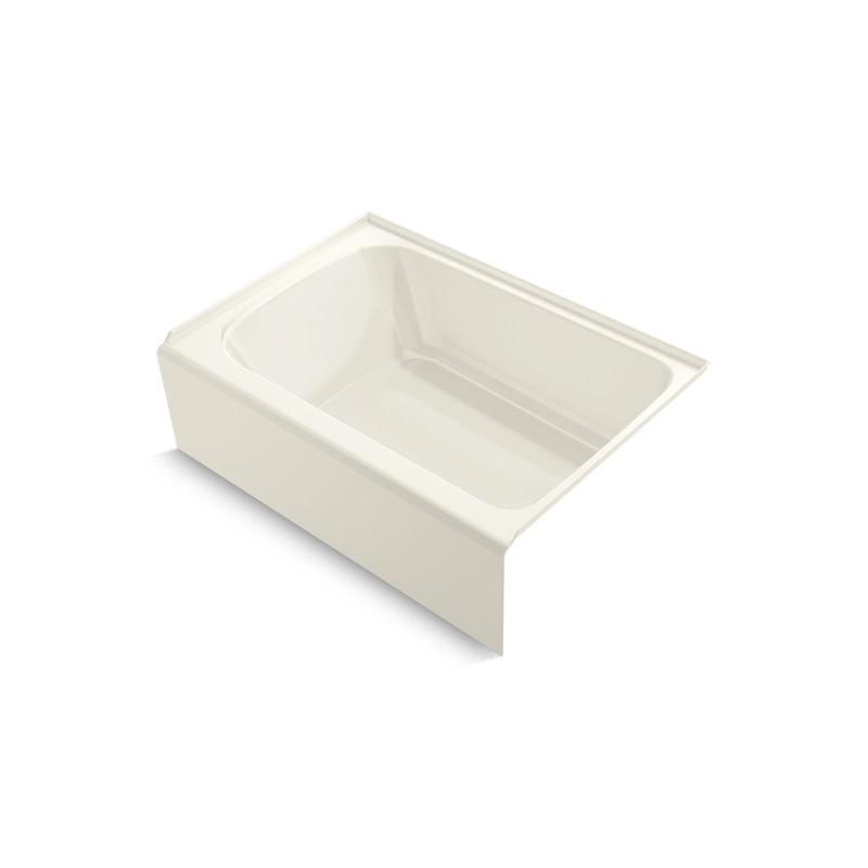 Kohler K-25833-RA-96 Avec 60 In. X 42 In. Alcove Bath, Right Drain In Biscuit