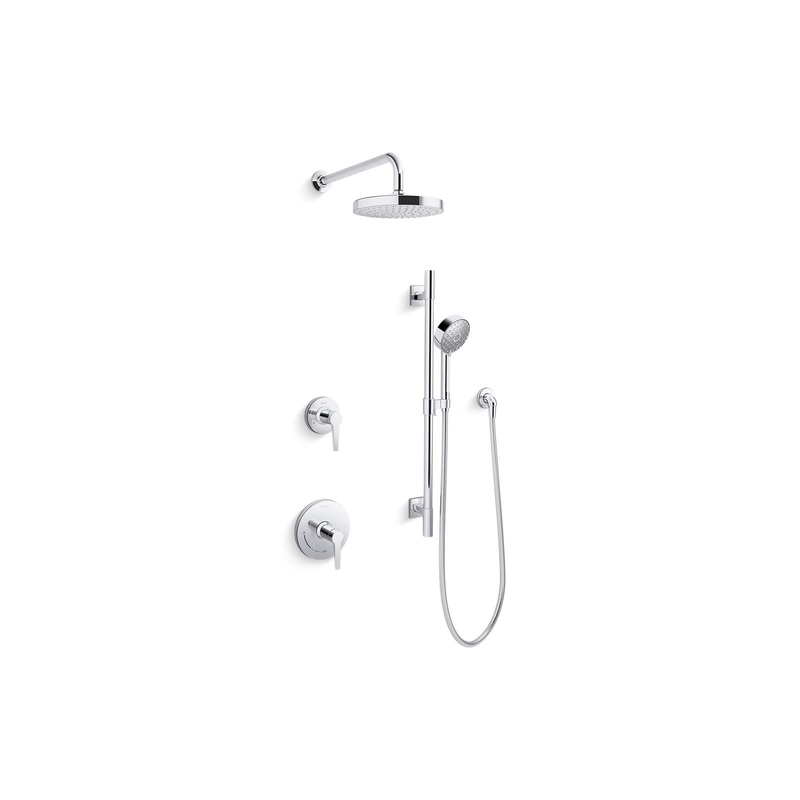 KOHLER K-26914-Y-CP Awaken Showering Kit, 2.5 Gpm In Polished Chrome