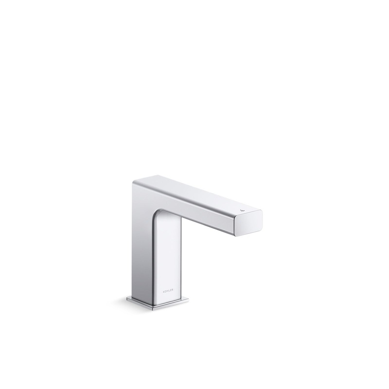 KOHLER K-P104S36-SBNA-CP Strayt Touchless Single-Hole Lavatory Faucet With Kinesis Sensor Technology, Dc-Powered, Less Drain, 0.5 Gpm, Project Pack In Polished Chrome