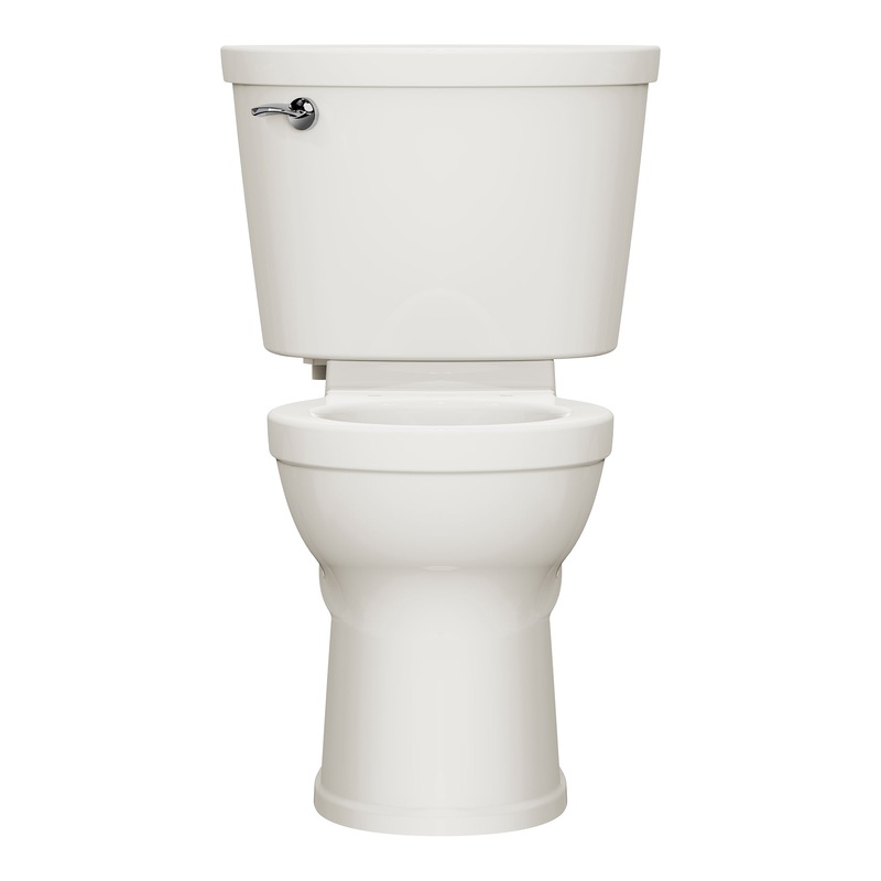 AMERICAN STANDARD 211BA104.222, Champion PRO Two-Piece 1.28 gpf/4.8 Lpf Chair Height Round Front Toilet Less Seat in Linen